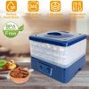 5-Tray Electric Food Dehydrator Multi-Tier Fruit Preserver Machine w/ Temperature Control Dryer For Beef Jerky Meat Fruit Dog Treats Herbs Vegetable