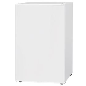 HOMCOM 4.5 Cu.Ft Mini Freezer for Dorm, Reversible Door Refrigerator with Freezer, Wheels, -15.8F to 32F, White