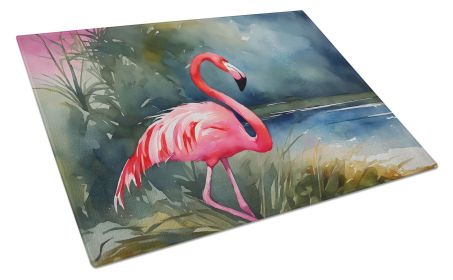 NEW Flamingo Glass Cutting Board Decorative Tempered Glass Kitchen Cutting and Serving Board Large Size Chopping Board