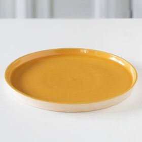 Handcrafted Beige Ceramic Bowl (Option: Side Plate)