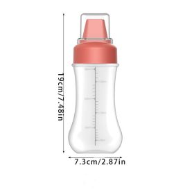 1pc Squeeze Sauce Bottle; Leak Proof Refillable Condiment Container For Salad Ketchup Honey Jam; Squeeze Sauce Bottle Oyster Sauce Squeeze Bottle (Color: Red 1pc)