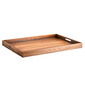 Noodle Board Stove Cover Acacia Wood Stove Top Cover Kitchen Electric Gas Stove (Style: Built-in Handles, Color: Natutal-Acacia)