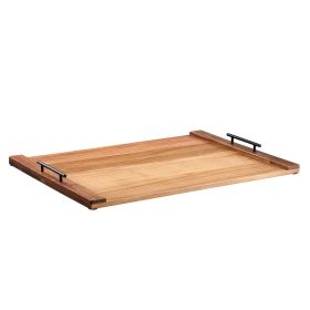 Noodle Board Stove Cover Acacia Wood Stove Top Cover Kitchen Electric Gas Stove (Style: Exposed Handles, Color: Natutal-Acacia)